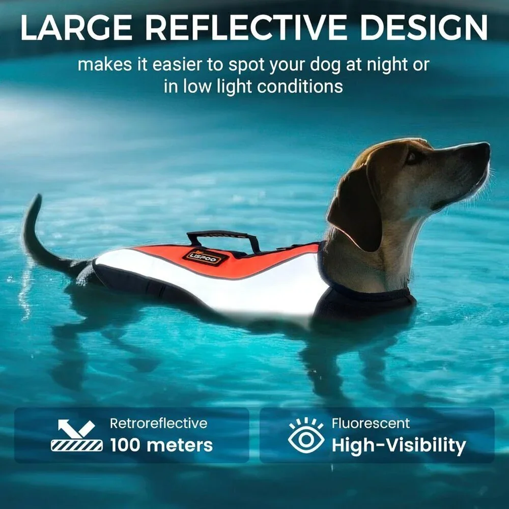 Dog Life Jacket & Swimming Safety Vest